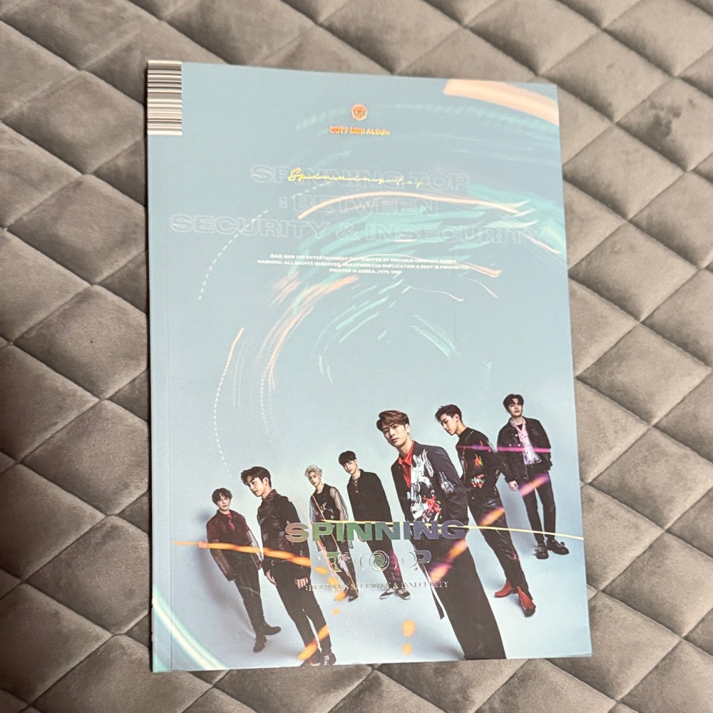 GOT7 ‘Spinning Top’ Album Security ver. with Yugyeom page
